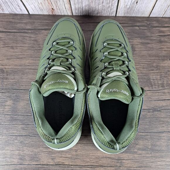 Easy Spirit Romy Eco Leather Walk Run Sneaker Green Recycled Sole Women's 9.5 N - Picture 6 of 9